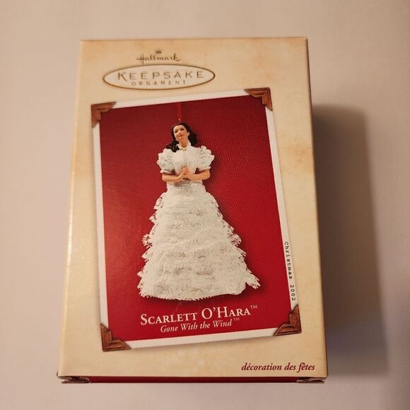 Hallmark Keepsake Ornament Scarlett O'Hara Porcelain Gone With The Wind 2002 - Picture 1 of 8